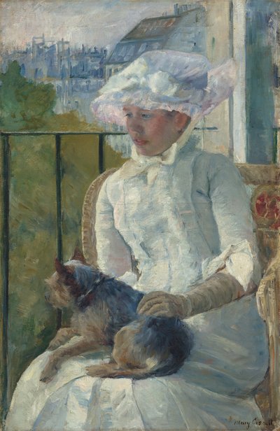 Young Girl at a Window, c.1883-84 by Mary Cassatt